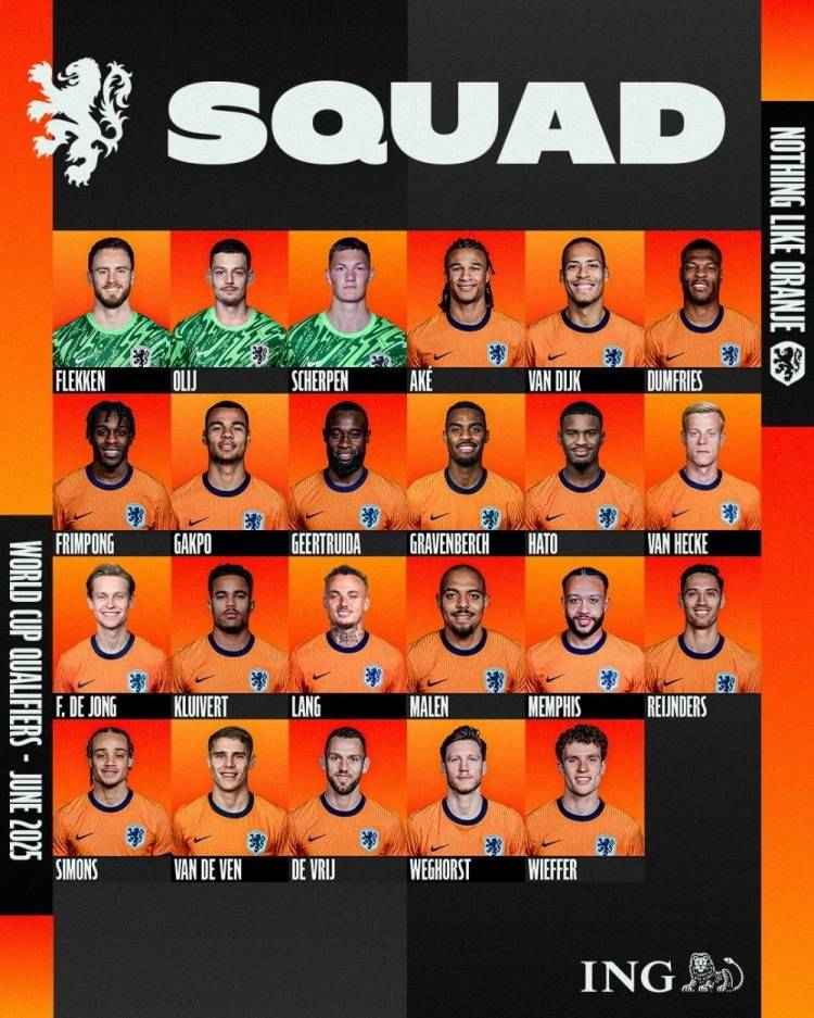 荷兰队众将实现全胜,成功杀入决赛 荷兰队众将实现全胜,成功杀入决赛